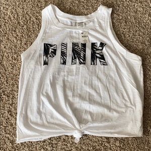 NWT PINK Victoria’s Secret Tank Sz L